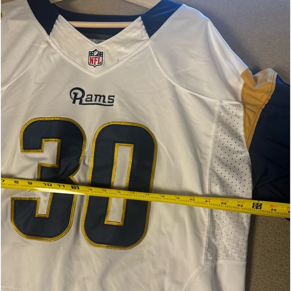 Nike NFL On Field Dri Fit Todd Gurley LA Rams Football Jersey Men Size 56 - Picture 5 of 7